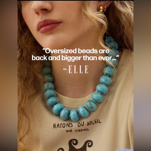 $225 NEW Sundance Graduated Blue Jasper Statement Necklace ~ Gorgeous!